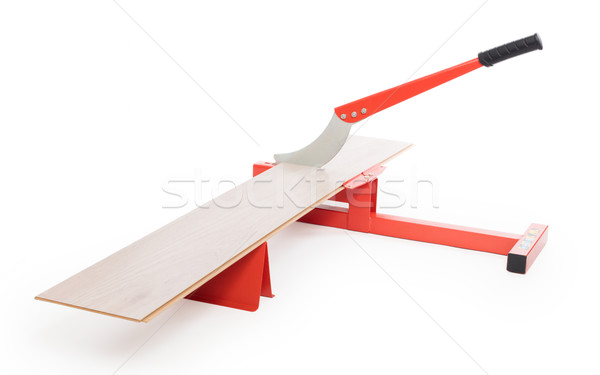 Red tool for cutting laminate Stock photo © michaklootwijk