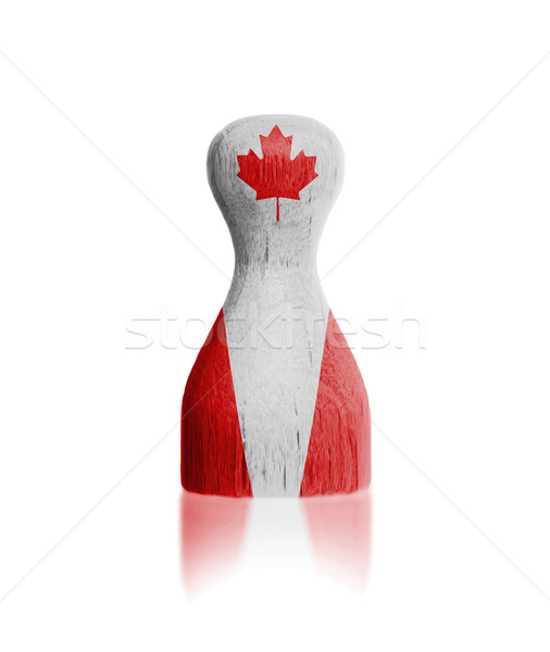 Foto stock: Pintura · bandeira · Canadá · pintar