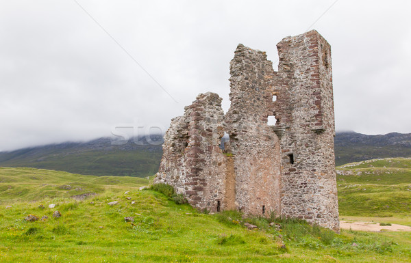 Ruins of an old castle Stock photo © michaklootwijk