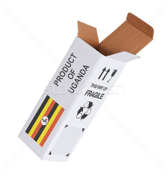 Concept of export - Product of Uganda Stock photo © michaklootwijk