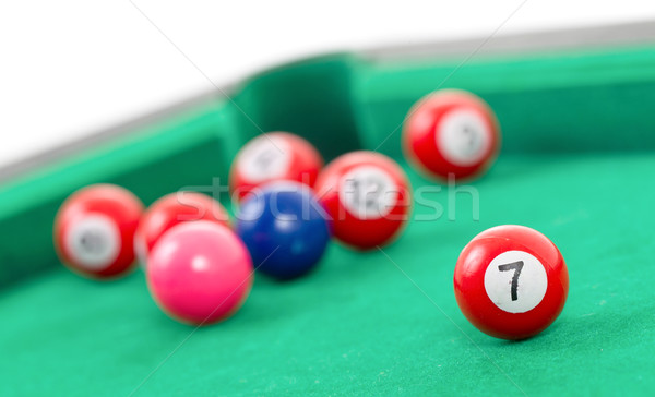 Snooker verde tabel fundal club Imagine de stoc © michaklootwijk