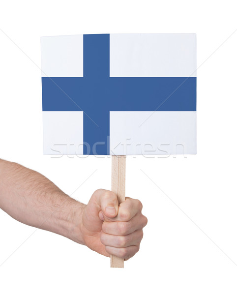 Strony mały karty banderą Finlandia Zdjęcia stock © michaklootwijk
