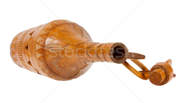 Old wooden bottle made in Surinam Stock photo © michaklootwijk