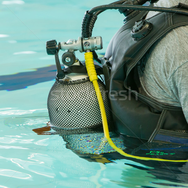 Close-up of a scuba diver Stock photo © michaklootwijk