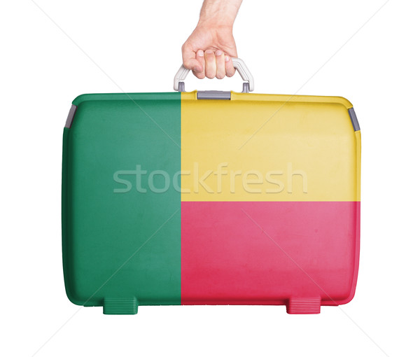 中古 プラスチック スーツケース 印刷 フラグ ストックフォト © michaklootwijk