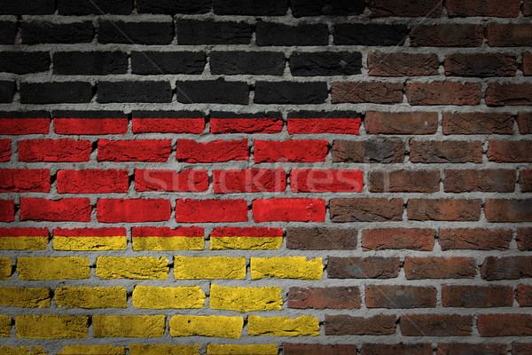 Dark brick wall - Germany Stock photo © michaklootwijk