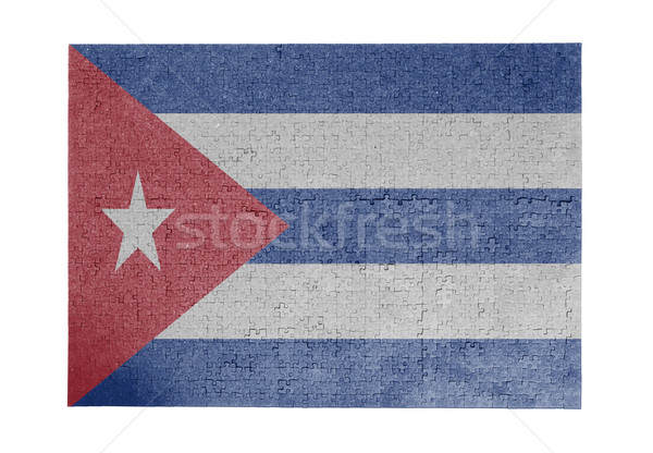 Groot 1000 stukken Cuba vlag Stockfoto © michaklootwijk