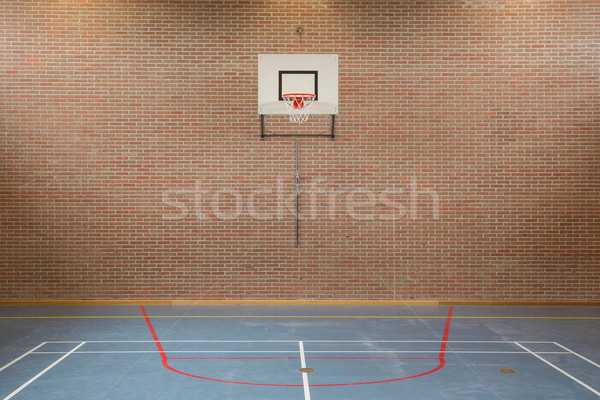 Innenraum Fitnessstudio Schule springen groß legen Stock foto © michaklootwijk