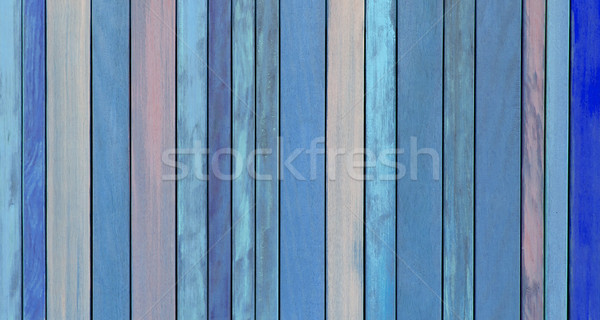 Stock photo: Background texture of old painted wooden lining boards