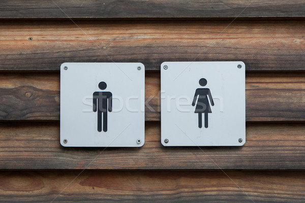 Man and a lady toilet sign Stock photo © michaklootwijk