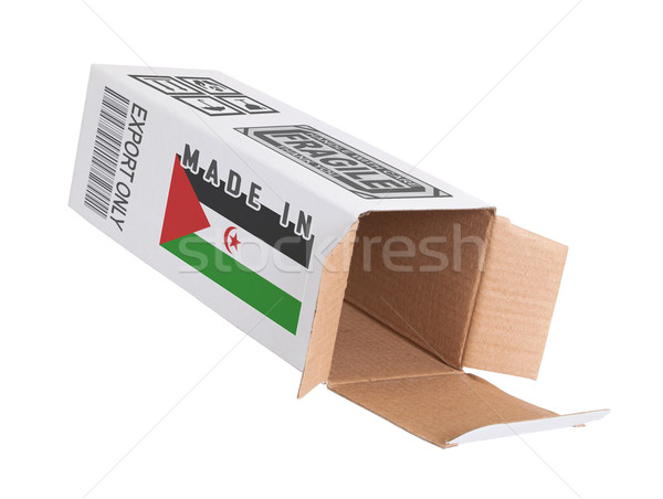 Concept of export - Product of Western Sahara Stock photo © michaklootwijk