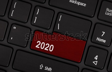 Text 2020 button Stock photo © michaklootwijk