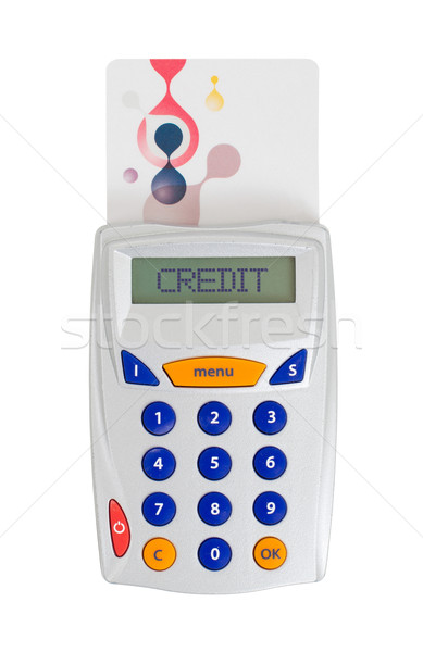 Card reader for reading a bank card Stock photo © michaklootwijk