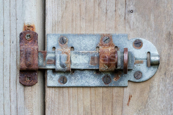 Close up of rusty slide  Stock photo © michaklootwijk