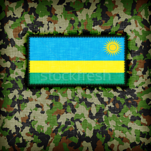 равномерный Руанда флаг текстуры аннотация Сток-фото © michaklootwijk