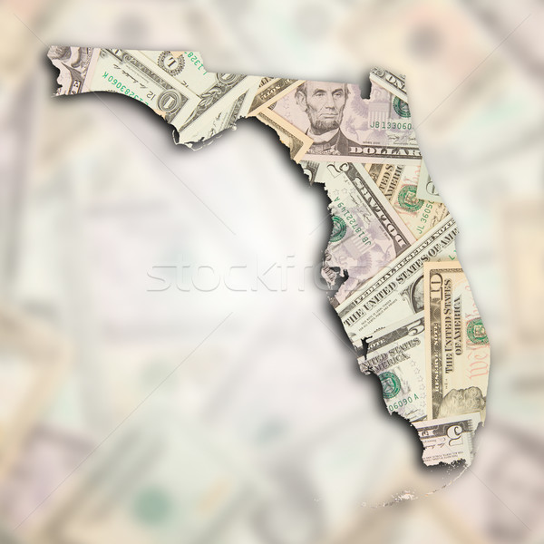 Map of Florida Stock photo © michaklootwijk