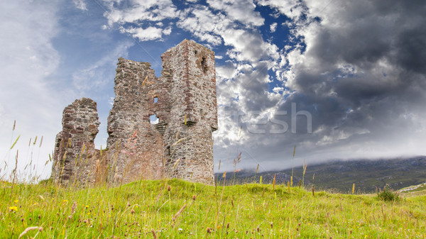 Ruins of an old castle Stock photo © michaklootwijk