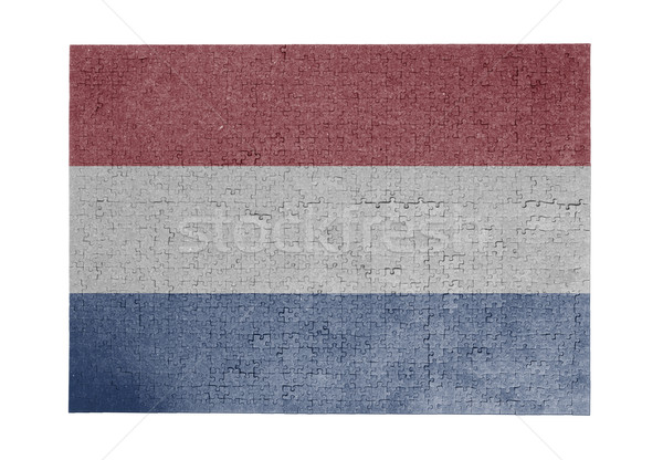 ジグソーパズル 1000年 ピース オランダ フラグ ストックフォト © michaklootwijk