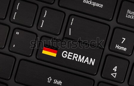 Flag on keyboard Stock photo © michaklootwijk