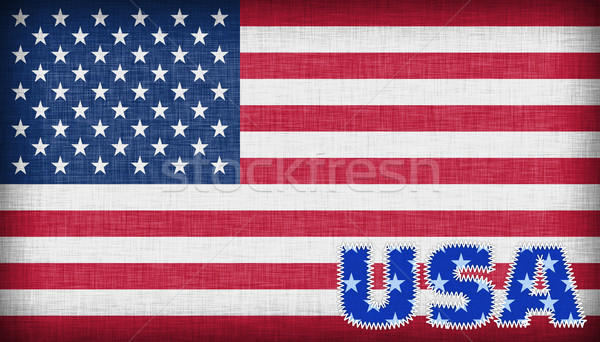Flag of the USA isolated Stock photo © michaklootwijk