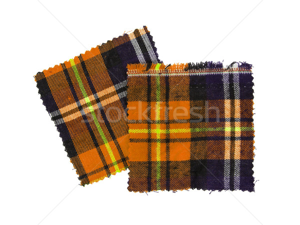 Scottish checked fabric Stock photo © michaklootwijk