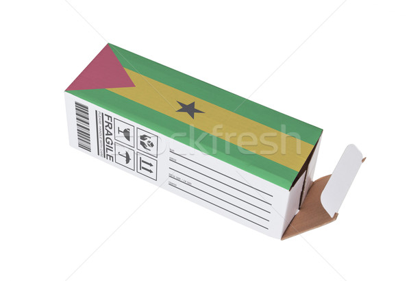Concept of export - Product of Sao Tome and Principe Stock photo © michaklootwijk