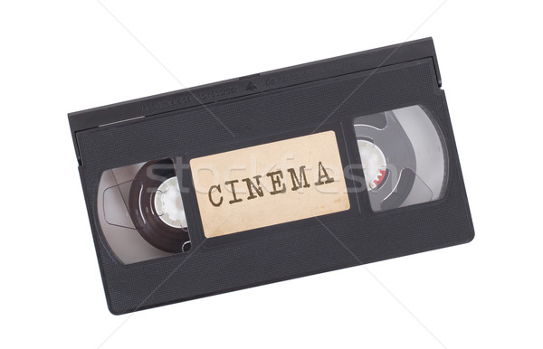 Retro videotape isolated on white Stock photo © michaklootwijk