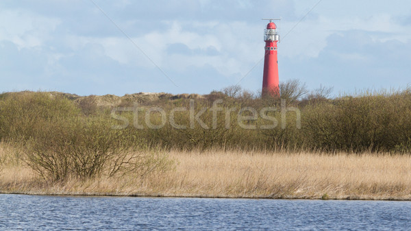 Old lighthouse on Schiermonnikoog (Holland) Stock photo © michaklootwijk