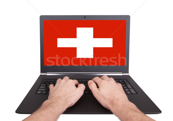 Hands Working On Laptop Switzerland Stock Photo C Micha Klootwijk Michaklootwijk 5082500 Stockfresh