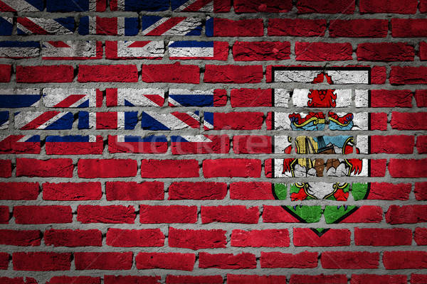 Dark brick wall - Bermuda Stock photo © michaklootwijk