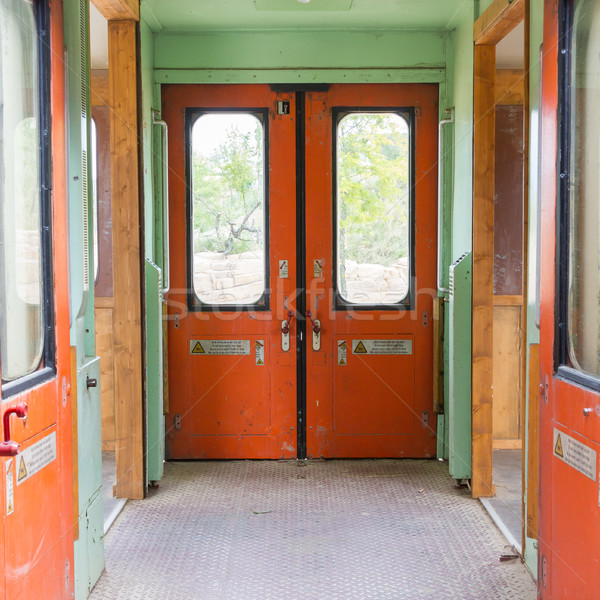 古い 空っぽ 列車 キャリッジ しない 砂 ストックフォト © michaklootwijk