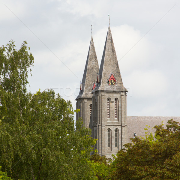 The abbey of Maredsous Stock photo © michaklootwijk