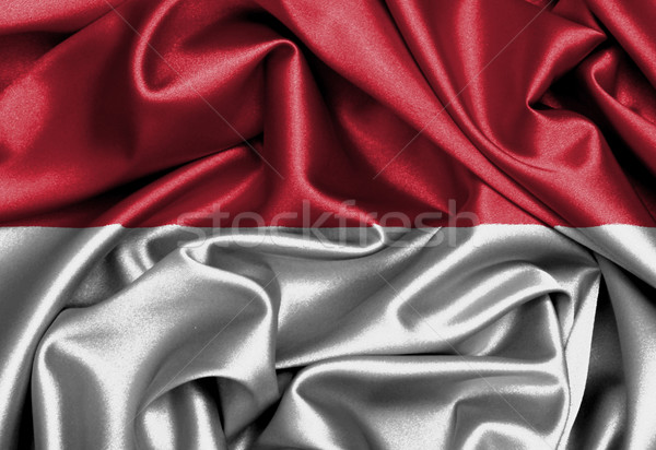 Satin flag, three dimensional render Stock photo © michaklootwijk