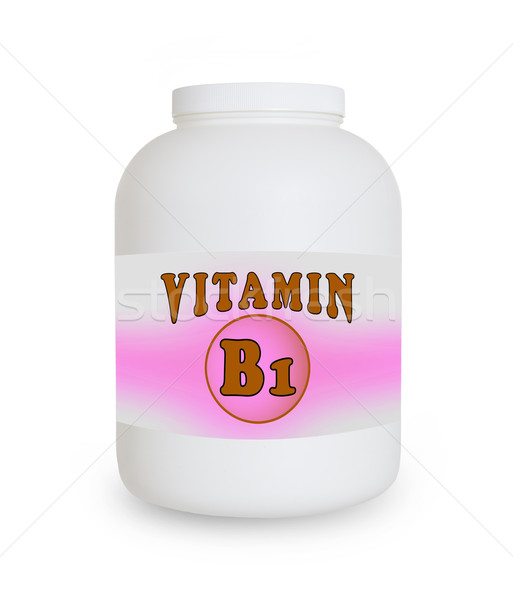 Vitamin B1 container Stock photo © michaklootwijk