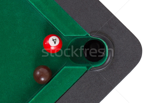 Miniature billiard table Stock photo © michaklootwijk