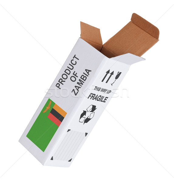 Eksport produktu Zambia papieru polu Zdjęcia stock © michaklootwijk