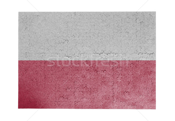 ジグソーパズル 1000年 ピース ポーランド フラグ ストックフォト © michaklootwijk