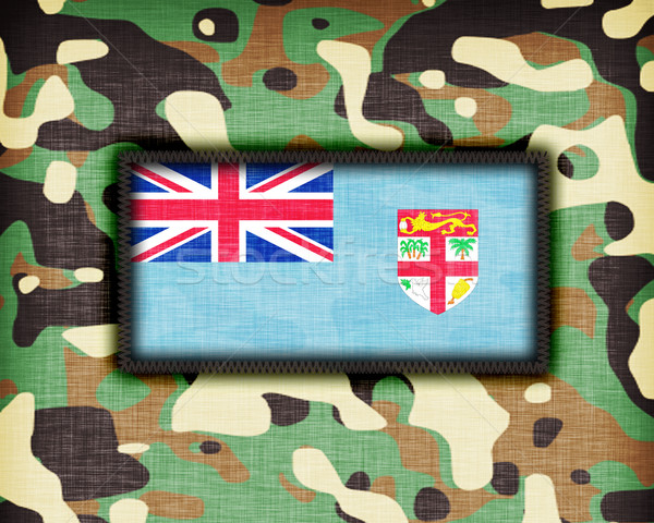 Amy camouflage uniform, Fiji Stock photo © michaklootwijk
