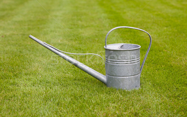 Very old metal watering-can Stock photo © michaklootwijk