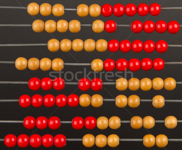 Alten abacus grau Schule Werkzeuge Stock foto © michaklootwijk