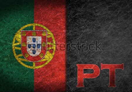 Flag burning - Portugal Stock photo © michaklootwijk