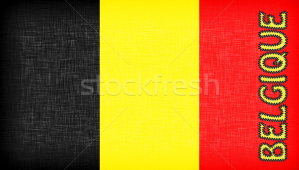 Flag of Belgium with letters Stock photo © michaklootwijk