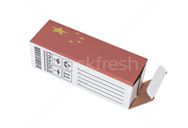 Export produs China hârtie cutie Imagine de stoc © michaklootwijk