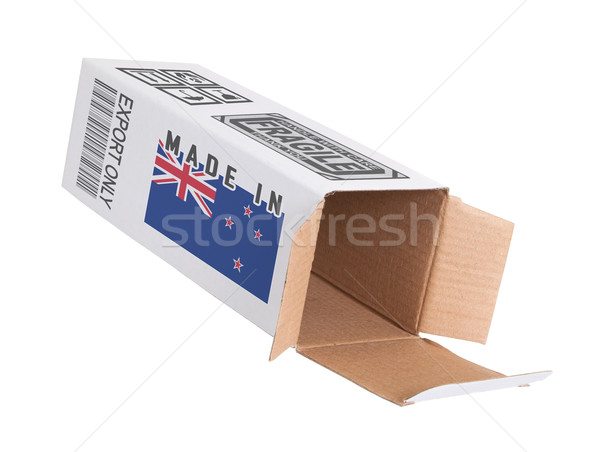 Ihracat ürün Yeni Zelanda kâğıt kutu Stok fotoğraf © michaklootwijk