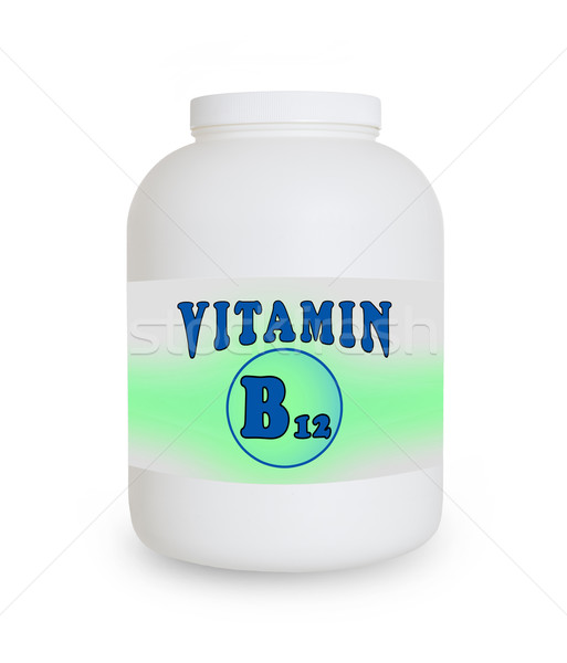 Vitamin B12 container Stock photo © michaklootwijk