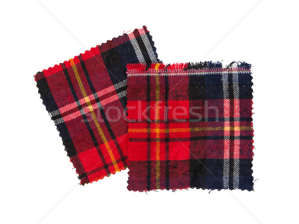 Scottish checked fabric Stock photo © michaklootwijk