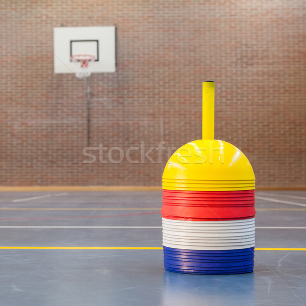 Interior gimnasio escuela diferente colores trabajo Foto stock © michaklootwijk