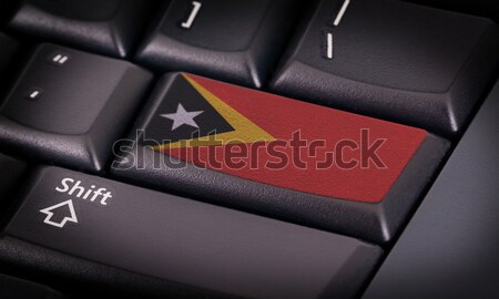 Flagge Tastatur Taste Texas Design Laptop Stock foto © michaklootwijk