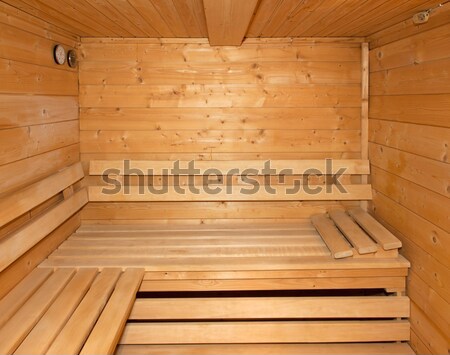 Mic acasă sauna interior corp Imagine de stoc © michaklootwijk