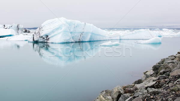 Grande lago sudeste gelo negócio água Foto stock © michaklootwijk